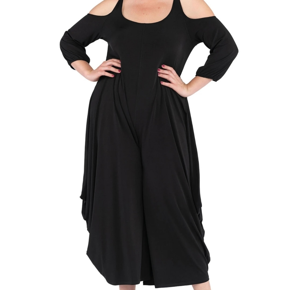Eva Varro Shoulder Ties Jumpsuit - NWOT